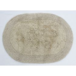 Grund America Puro 24 in. L X 17 in. W Driftwood Cotton Bath Rug Latex Free