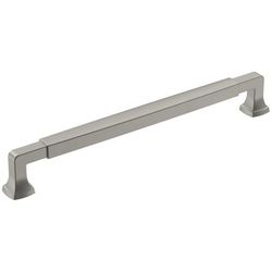 Amerock Transitional Bar Cabinet Pull 8-13/16 in. Satin Nickel Silver 1 pk