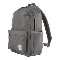Carhartt Gray 21L Classic Backpack 18 in. H X 12 in. W