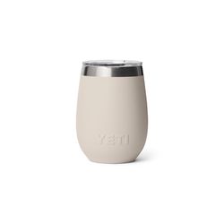 YETI Rambler 10 oz Cape Taupe BPA Free Ceramic Lined Wine Tumbler with MagSlider Lid