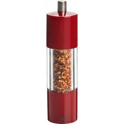 Trudeau Red Acrylic Pepper Mill