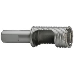 LENOX Diamond 5/8 in. Diamond Grit 1.5 in. L One Piece Hole Saw Arbor Included