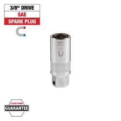 Milwaukee 13/16 in. X 3/8 in. drive SAE 6 Point Spark Plug Socket 1 pc