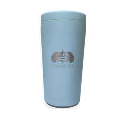Toadfish 12 fl. oz. Light Blue BPA Free Non Tipping Can Insulator