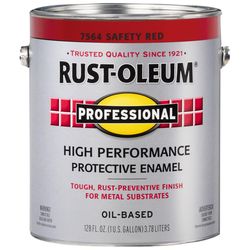 Rust-Oleum Professional Indoor and Outdoor Safety Red Protective Paint 1 gal