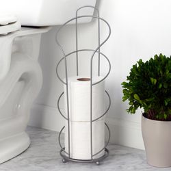 Zenna Home Toilet Paper Roll Reserve