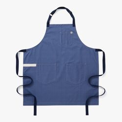 Hedley & Bennett Capri Blue Stripe Cotton Twill Apron