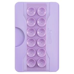 LoveHandle Purple Lavender Suction Cell Phone Wallet For All Mobile Devices