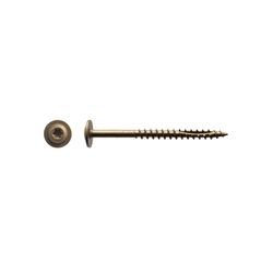 Big Timber No. 8 Sizes X 2 in. L Star Bronze Fine Cabinet Screws 750 pk
