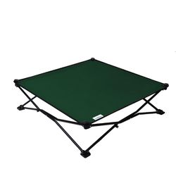 Coolaroo On the Go Green Polyethylene Pet Bed 8 in. H X 30 in. W X 30 in. L