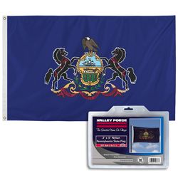 Valley Forge Pennsylvania State Flag 0 in. H X 3 ft. W X 5 ft. L