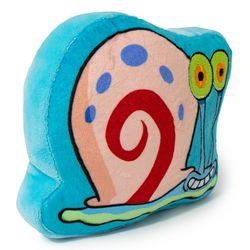 Buckle-Down Nickelodeon For Dog Multicolored Plush SpongeBob SquarePants Gary the Snail Smiling Sque