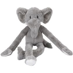 Multipet For Dog Gray Plush Swingin Safari Elephant Dog Toy Extra Large 1 pk