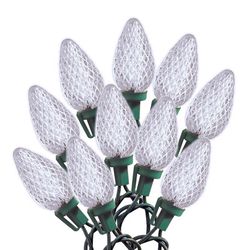 Celebrations LED C9 Cool White 25 ct String Christmas Lights 16 ft.