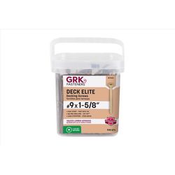 GRK Fasteners No. 9 in. X 1-5/8 in. L Tan Star Flat Head Deck Screws 540 pk