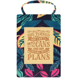 Sentiment Tote Bag Dreams 6.29 in. H X 4.33 in. W X 1.18 in. L Multi-Purpose Bag
