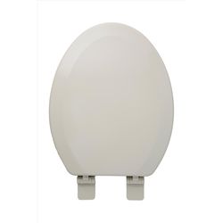 Oakbrook Collection Laurel Elongated Bone Wood Toilet Seat