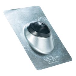 IPS 8.75 in. W X 12.5 in. L Metal/Plastic/Rubber Roof Flashing Gray