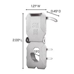 3M Claw Silver Drywall All Purpose Hanger 65 lb 2 pk