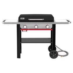 Weber 28 Rust Resistant 3 Burner Natural Gas Outdoor Griddle Black