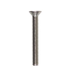 HILLMAN No. 1/4-20 Ga. X 2 in. L Phillips Flat Head Stainless Steel Machine Screws 100 pk