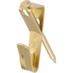 HILLMAN OOK Brass-Plated Hanger Picture Hanging Kit 100 lb 14 pk