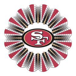 Spinfinity Designs Stainless Steel 12 in. San Francisco 49ers Wind Spinner