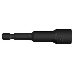 Century Drill & Tool Impact Pro 1/4 in. X 2-9/16 in. L High Speed Steel Magnetic Nut Setter 1 pc