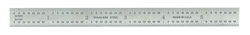 General 6 in. L X 1/2 in. W Stainless Steel Precision Rule Metric