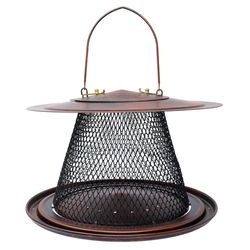 Backyard Essentials Songbird 2.5 lb Mesh Clinging and Perching Hanging Tray Bird Feeder