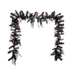 Celebrations Orange 50 ct 10 ft. LED Prelit Spider Garland