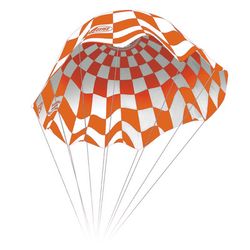 Estes 12 Inch Model Rocket Parachute Orange/White 1 pc
