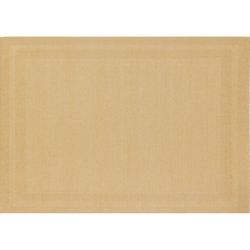 Pacific Merchants Laguna Designer Placemats Beige Vinyl Placemats 18 in. L X 12 in. W