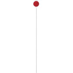 HILLMAN 48 in. Round Red Driveway Marker 1 pk