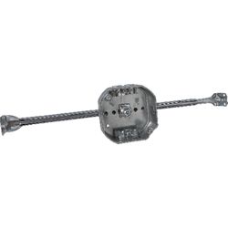 Raco Old Work 15.5 cu in Octagon Steel 2 gang Electrical Box Gray