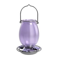Nature's Way Hummingbird 29 oz Glass/Metal Antique Nectar Bird Feeder 4 ports