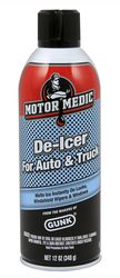 Motor Medic Gunk Windshield De-Icer Aerosol 12 oz
