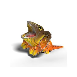 Safari Ltd. Eugy Frilled Lizard 3D Puzzle Multicolored