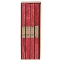 Sullivans Vance Kitira Cranberry Unscented Scent Timber Taper Candle