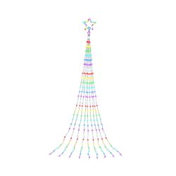 Celebrations LED Multi RGB Shooting Star 12 ft. Yard Decor