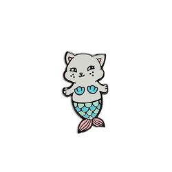 Trixie & Milo Cat Mermaid Enamel Pin 1 pk