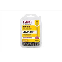 GRK Fasteners No. 8 in. X 2-1/2 in. L Star Trim Head W-Cut Trim Screws