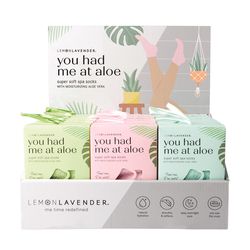 Lemon Lavender Unisex Spa One Size Fits Most Socks Assorted