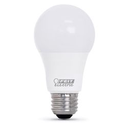 Feit Enhance A19 E26 (Medium) LED Bulb Bright White 40 Watt Equivalence 4 pk