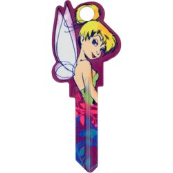 HILLMAN Disney Tinker Bell House/Padlock Universal Key Blank Single