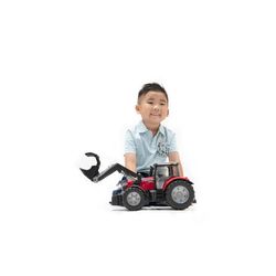 Bruder Massey Ferguson Tractor with Frontloader Toy Multicolored