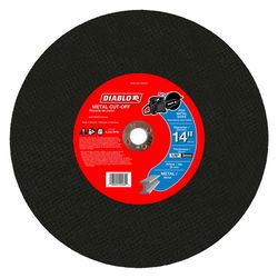 Diablo 14 in. D X 20 mm X 1/8 in. thick Aluminum Oxide High Speed Metal Cut-Off Disc 1 pk