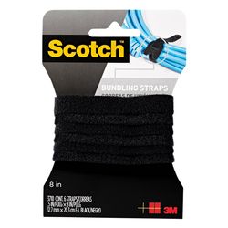 Scotch Medium Bundling Straps 8 in. L 5 pk