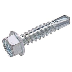 Grip-Rite Pro-Twist No. 12 Sizes X 1 in. L Hex Hex Washer Head Sheet Metal Screws