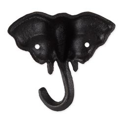 Zingz & Thingz 4.5 in. H X 4.5 in. L Brown Cast Iron Wall Hook